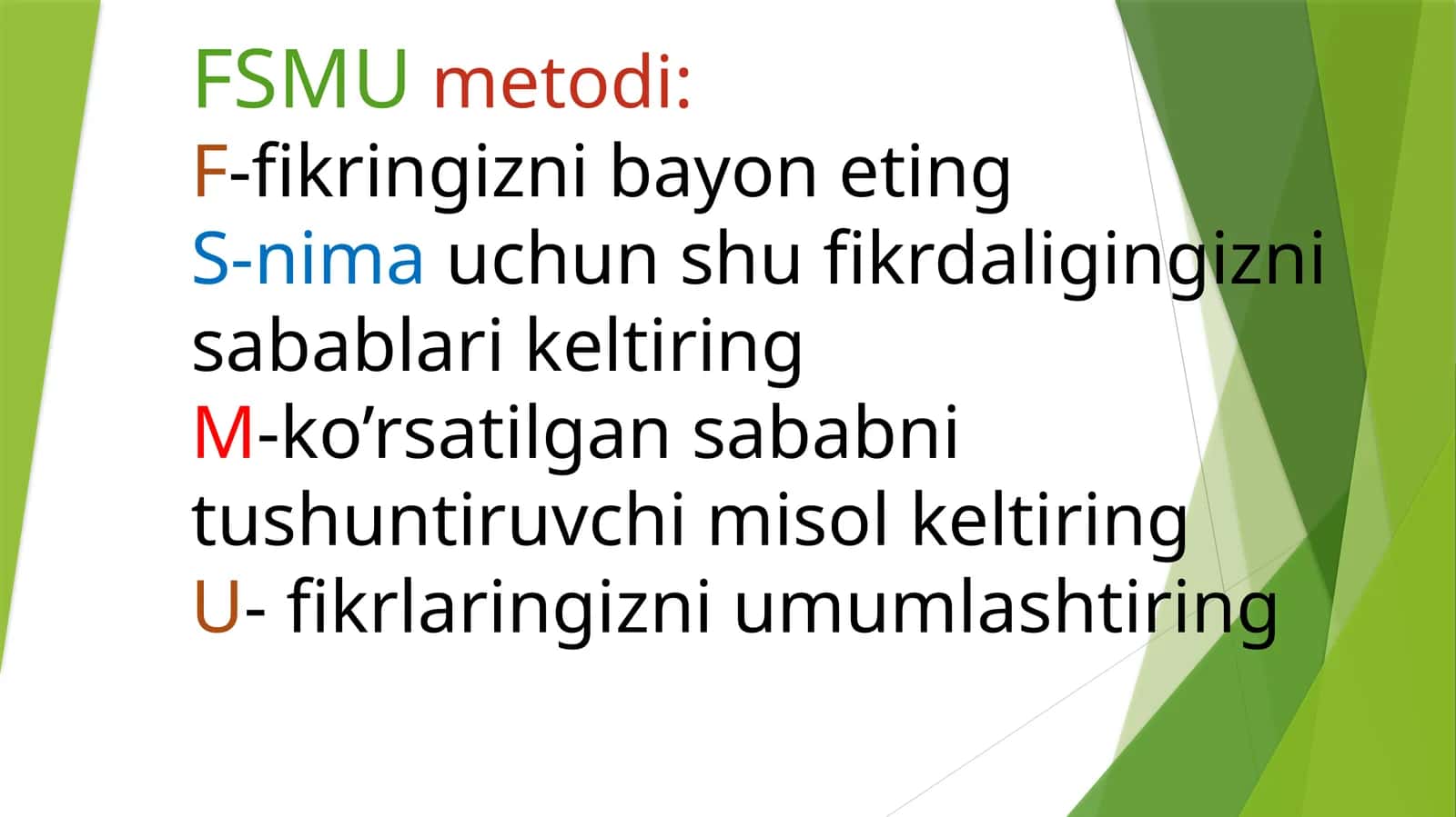 FSMUmetodi