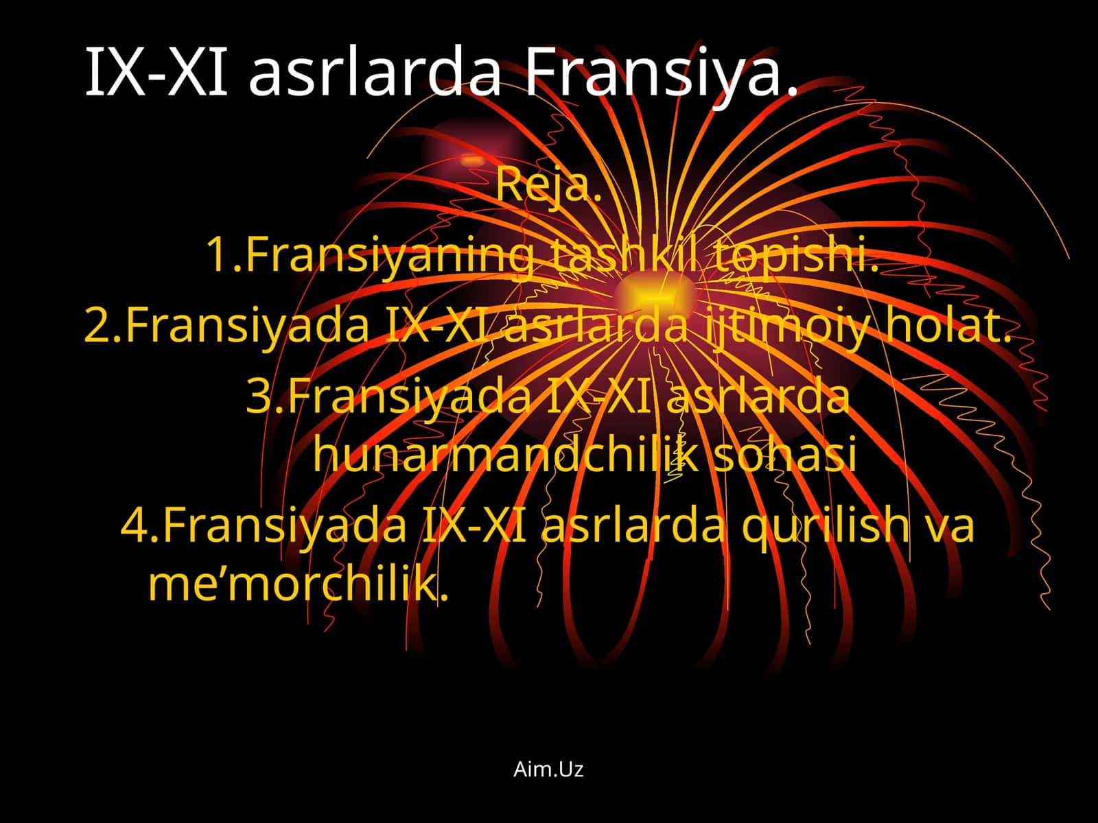 IX-XI asrlarda Fransiya