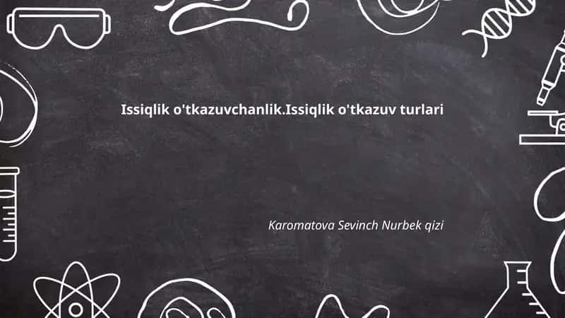 Issiqlik o'tkazuvchanlik