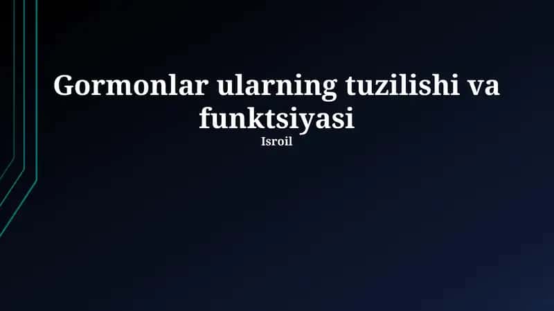 Gormonlar