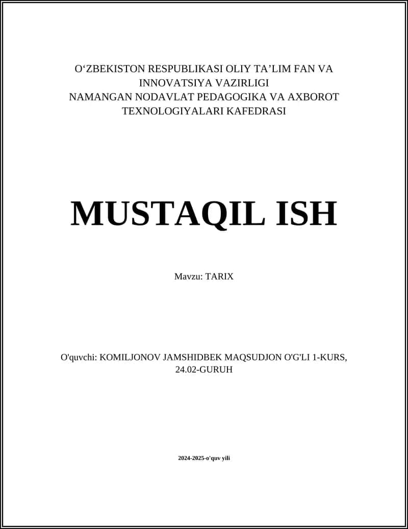Oʻrta asrlar tarixi