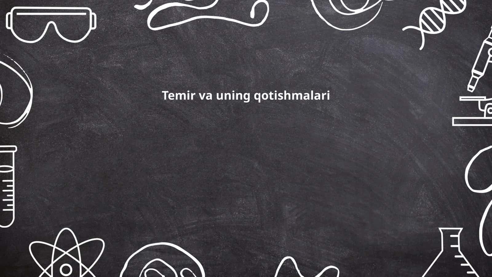 Temir va uning qotishmalari