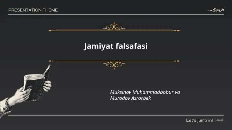 Jamiyat falsafasi