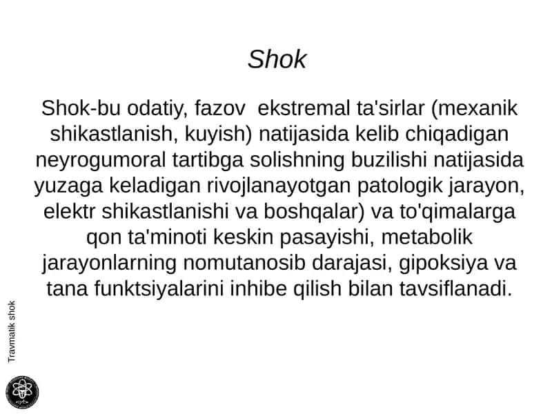 Travmatik shok