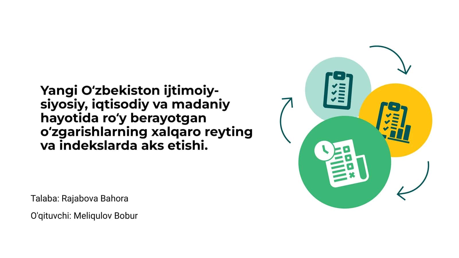 Yangi O‘zbekiston: Ijtimoiy-siyosiy islohotlar