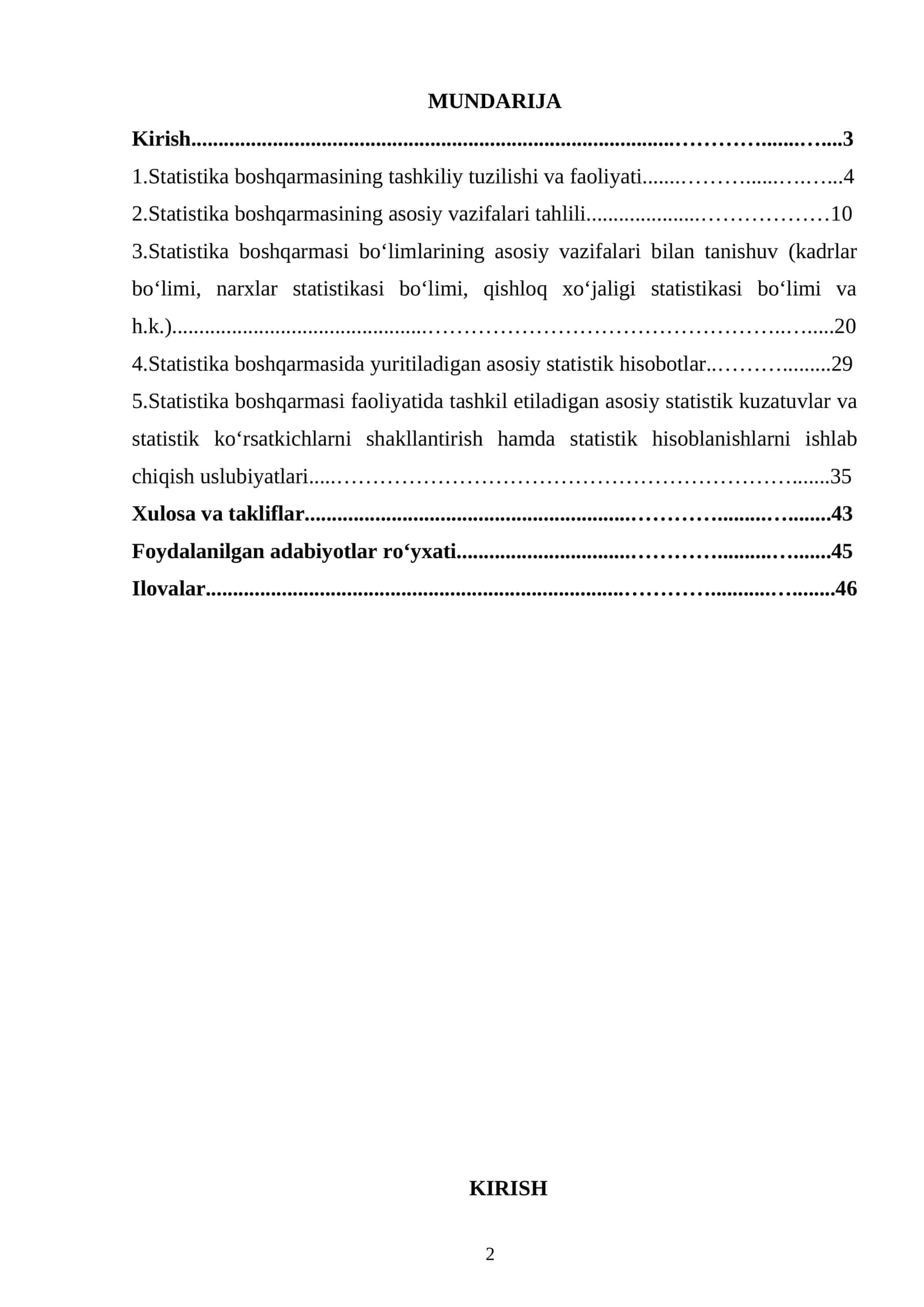 Statistika amaliyot hisobot buxoro amaliyot hisobot buxoro