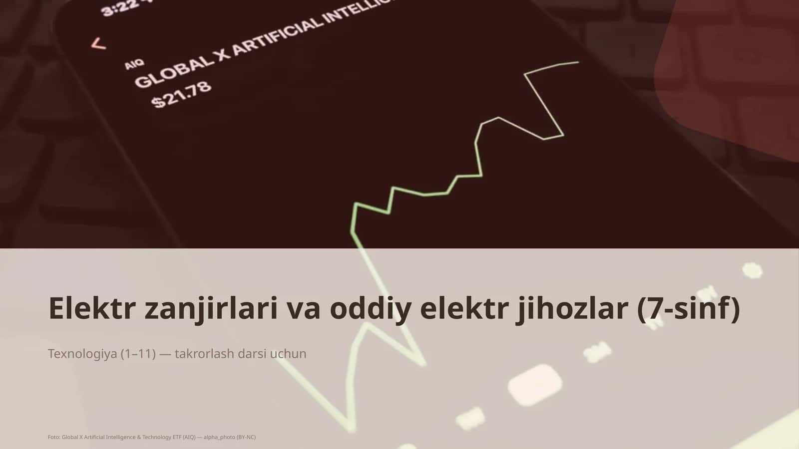Elektr zanjirlari va oddiy elektr jihozlar (7-sinf)