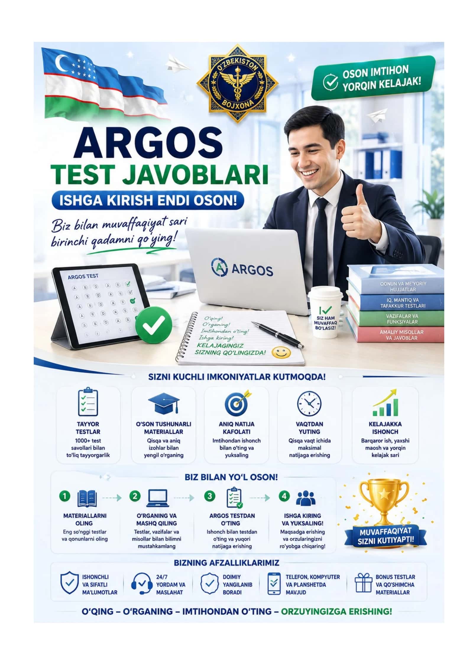 ARGOS SUHBAT SAVOLLARI VA JAVOBLARI