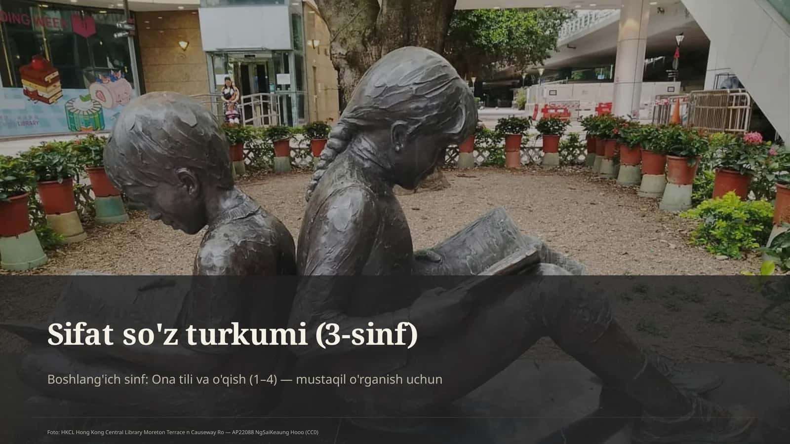 Sifat so'z turkumi (3-sinf)
