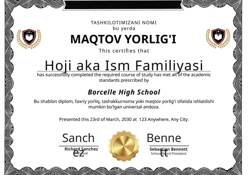 MAQTOV YORLIG'I