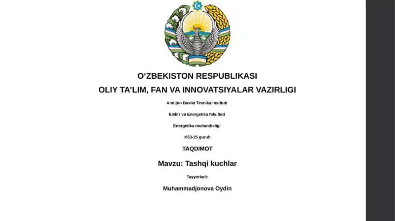 Tashqi kuchlar