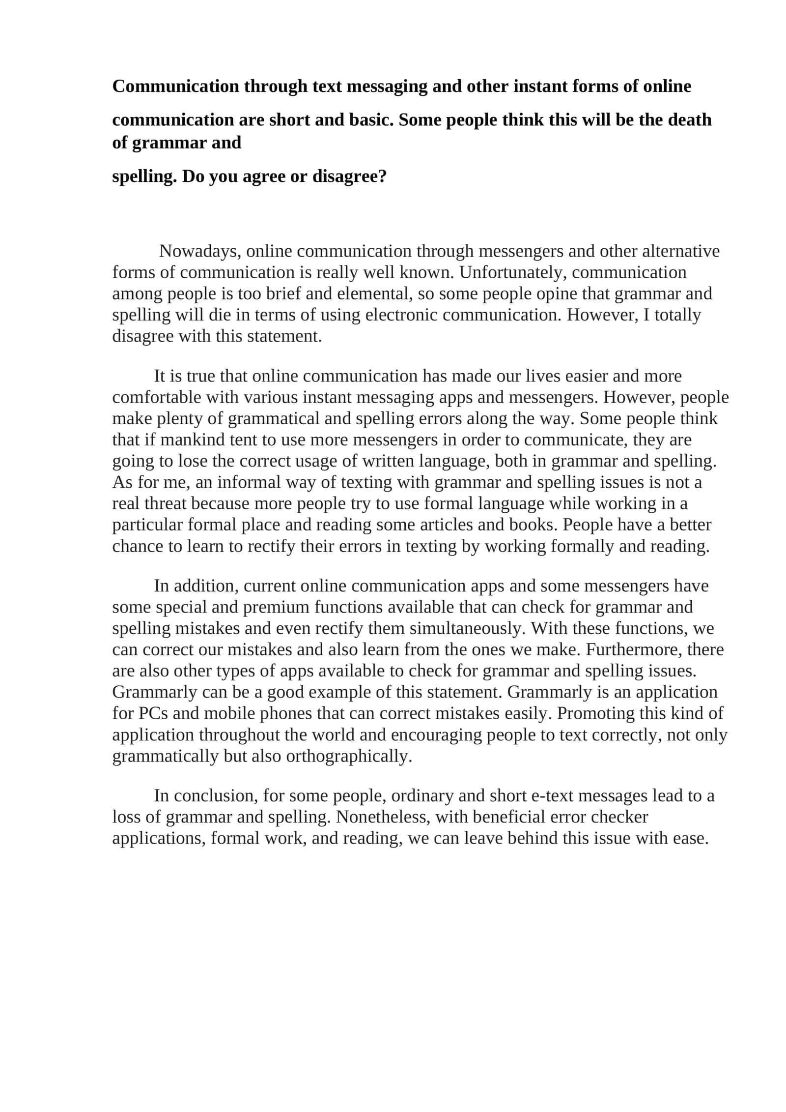 Online Communication and Language Skills