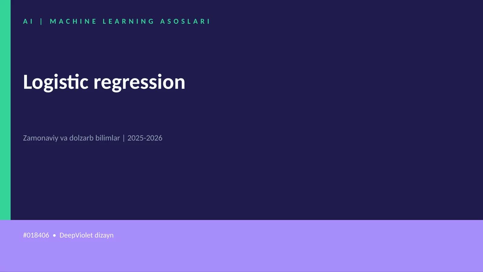 Logistic regression