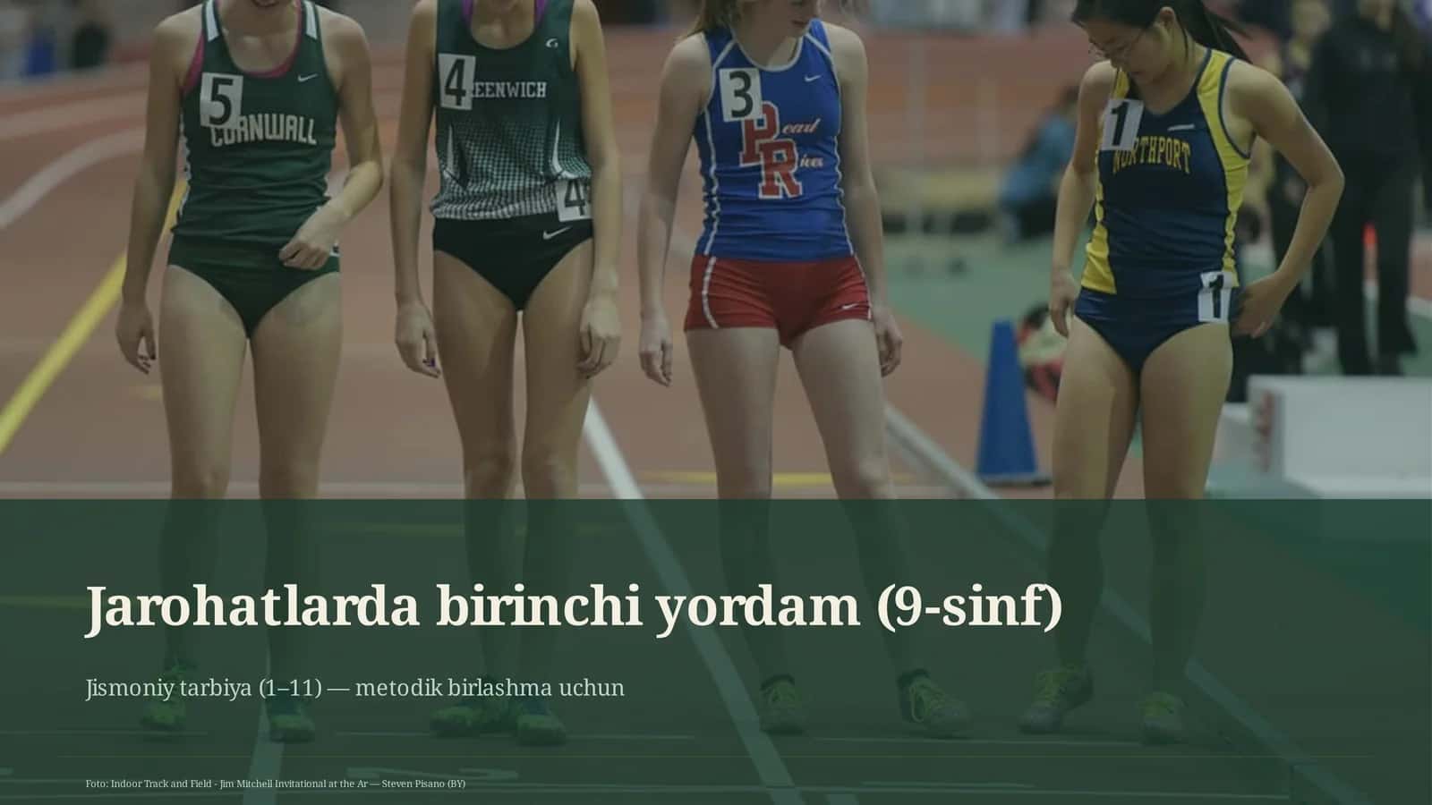 Jarohatlarda birinchi yordam (9-sinf)
