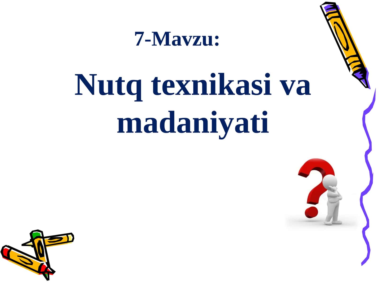 Nutqtexnikasi vamadaniyati