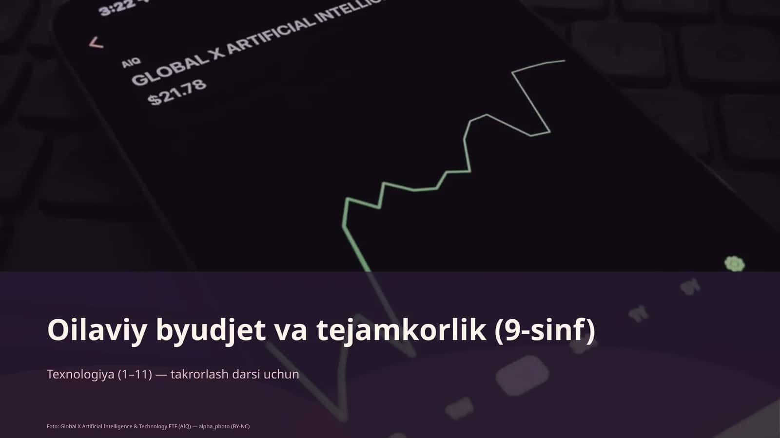 Texnologiya (1– 11) — takrorlash darsi uchun