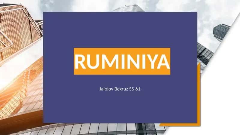 Ruminiya