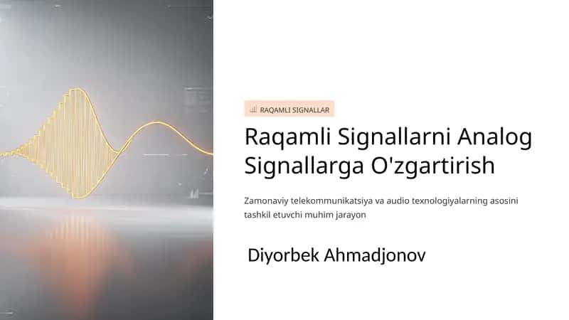 Raqamli Signallar