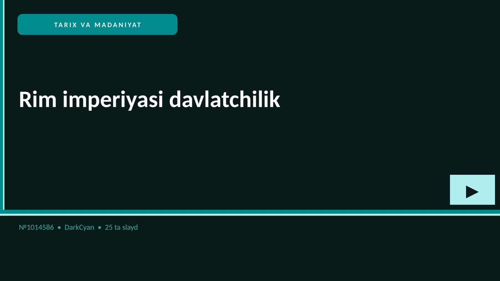 Rim imperiyasi davlatchilik
