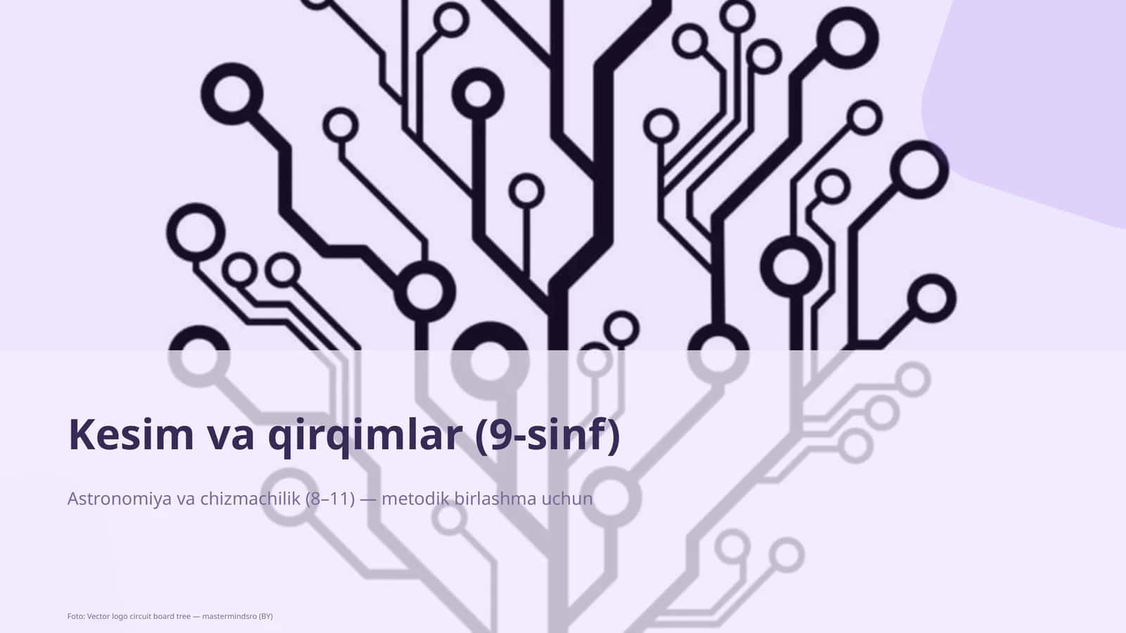 Kesim va qirqimlar (9-sinf)