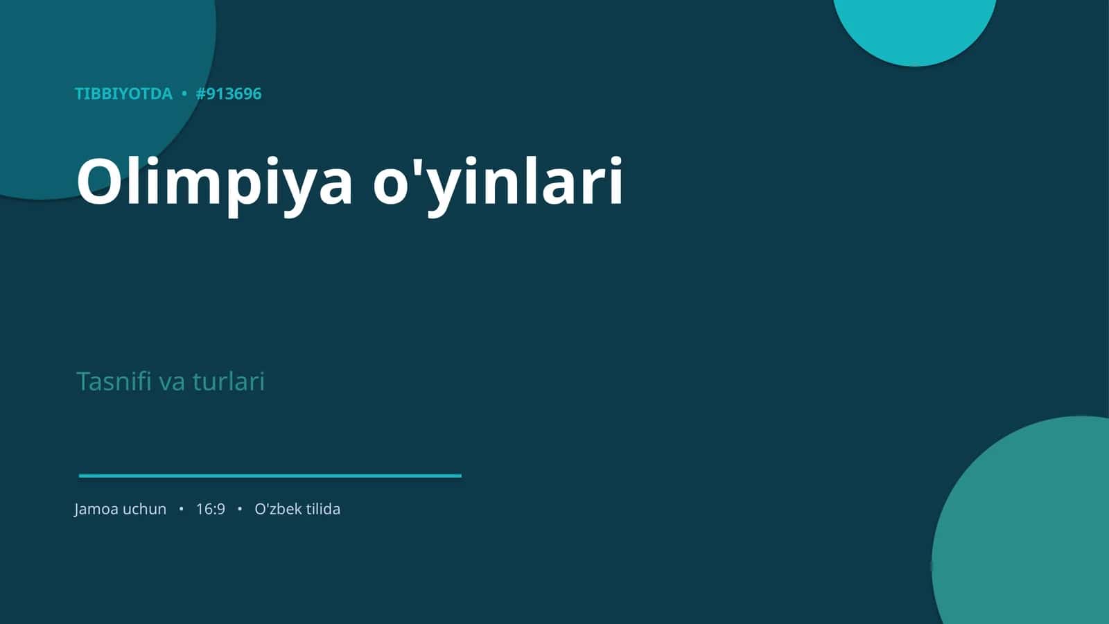 Olimpiya o'yinlari