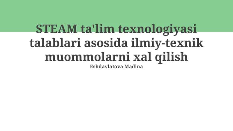 Bug'ning ta'lim texnologiyalari imkoniyatlari va cheklashlari