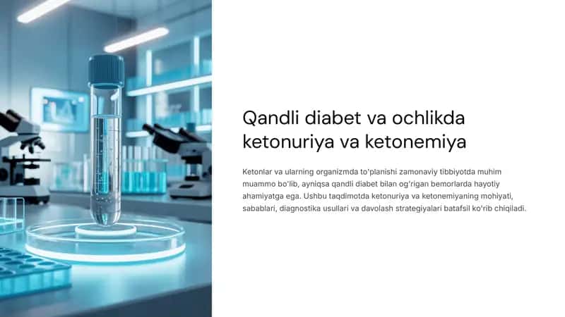 Qandli diabet va ochlik ketanuriyasi
