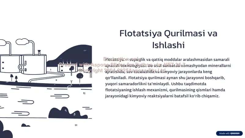 Flotatsiya Qurilmasi va Ishlashi