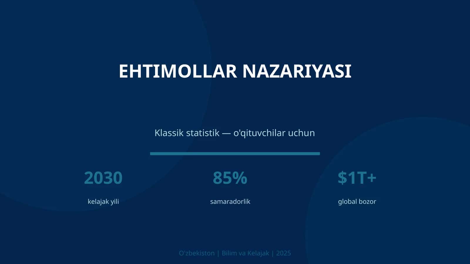 EHTIMOLLAR NAZARIYASI