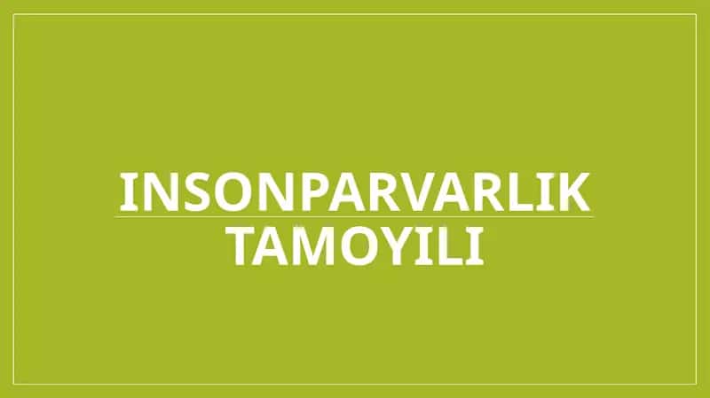 Insonparvarlik tamoyili