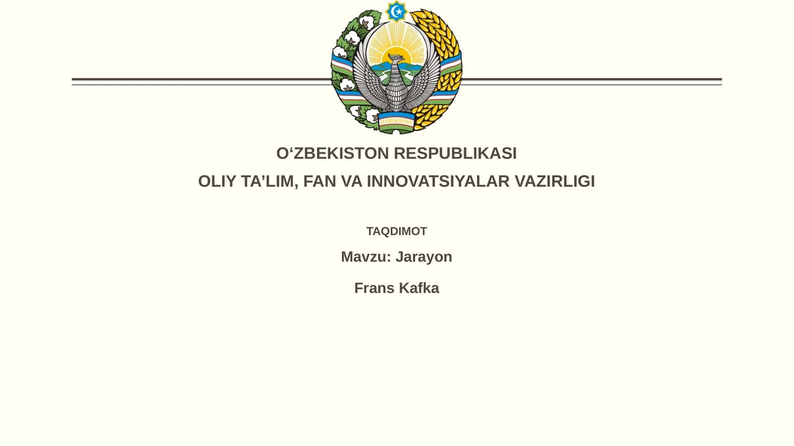 Jarayon Frans Kafka