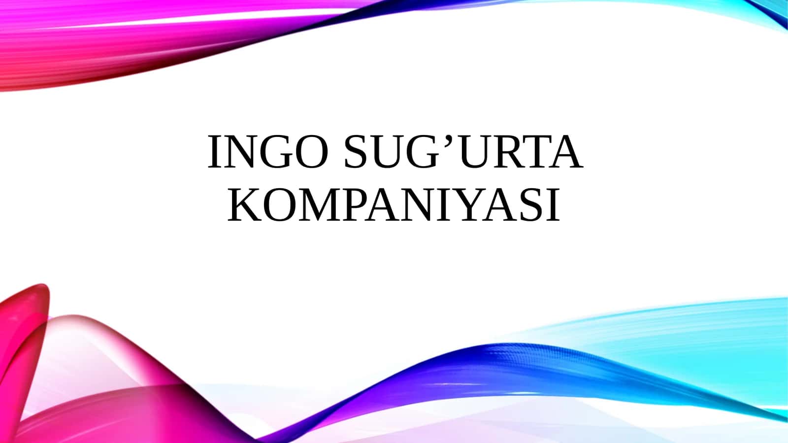 Ingo sug’urta kompaniyasi