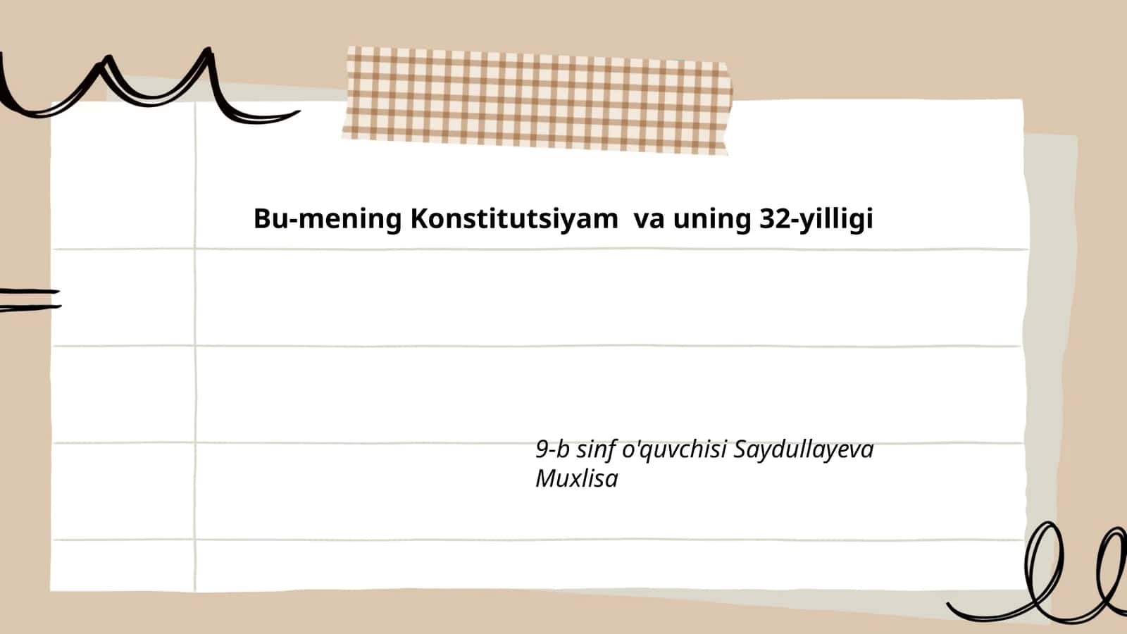 Konstitutsiyaning Ahmiyati