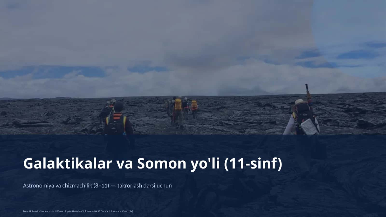 Galaktikalar va Somon yo'li (11-sinf)