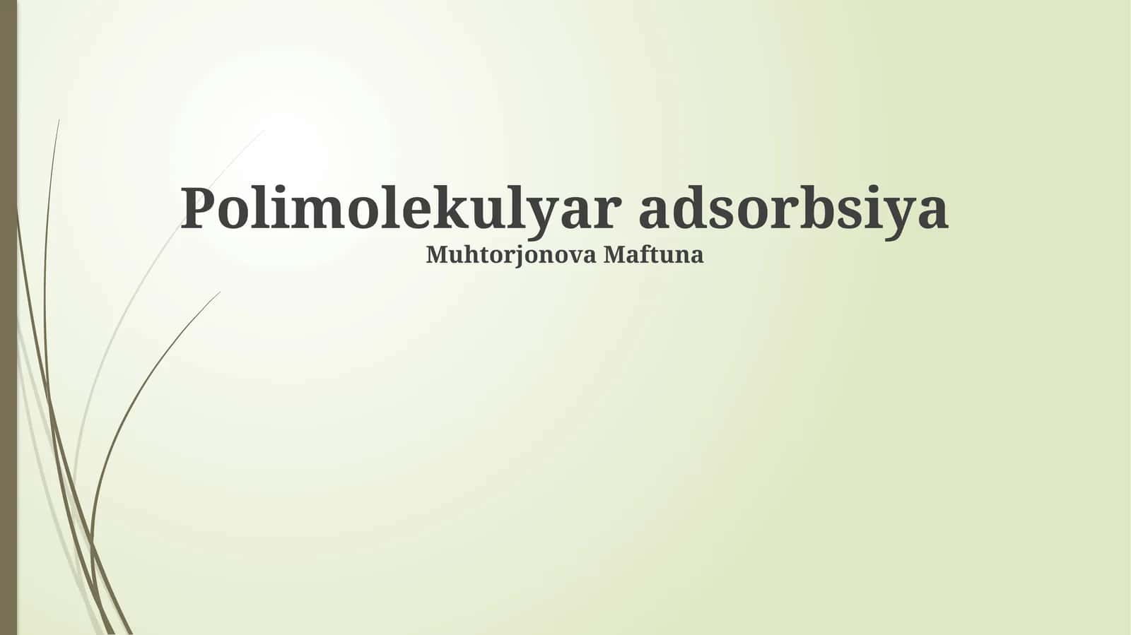 Polimolekulyar adsorbsiya