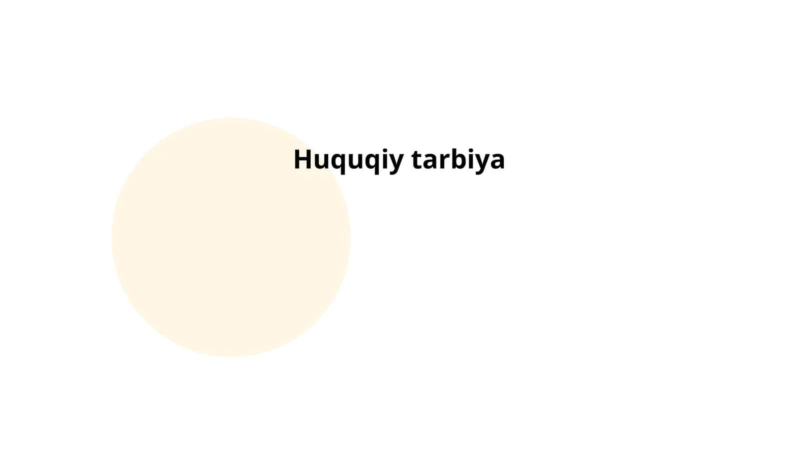 Huquqiy tarbiya