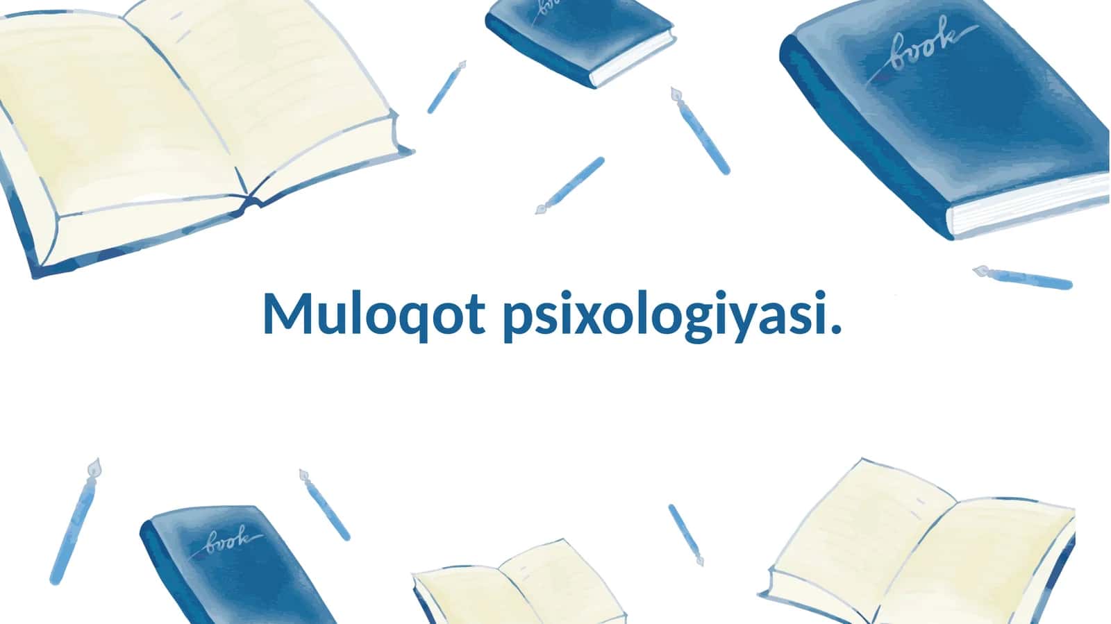 Muloqotpsixologiyasi