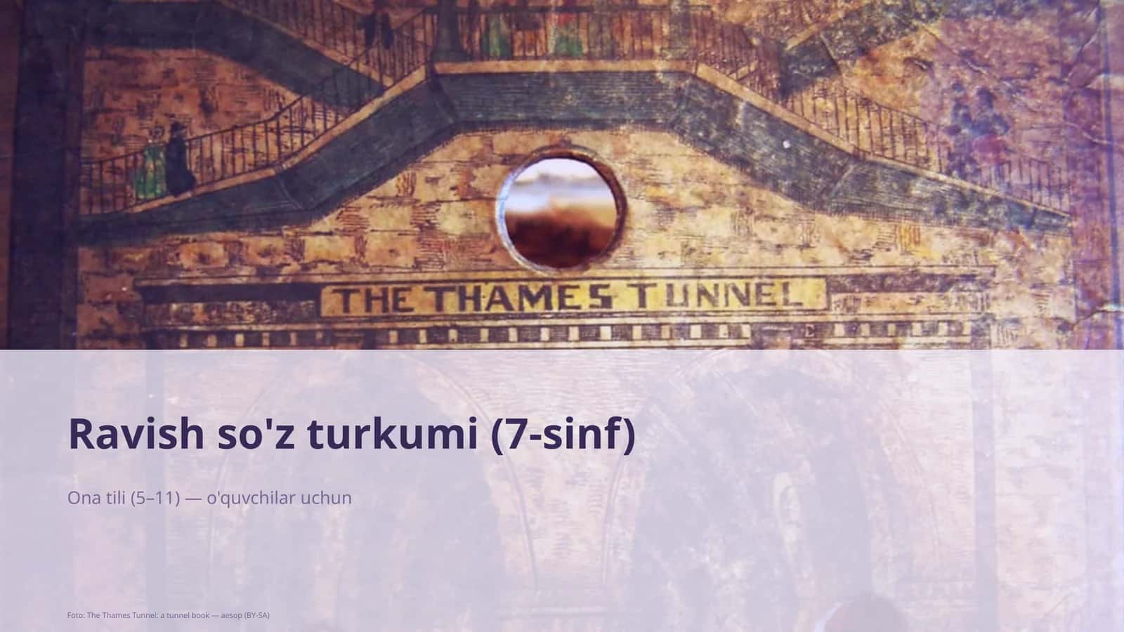 Ravish so'z turkumi (7-sinf)