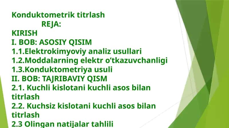 Konduktometrik titrlash