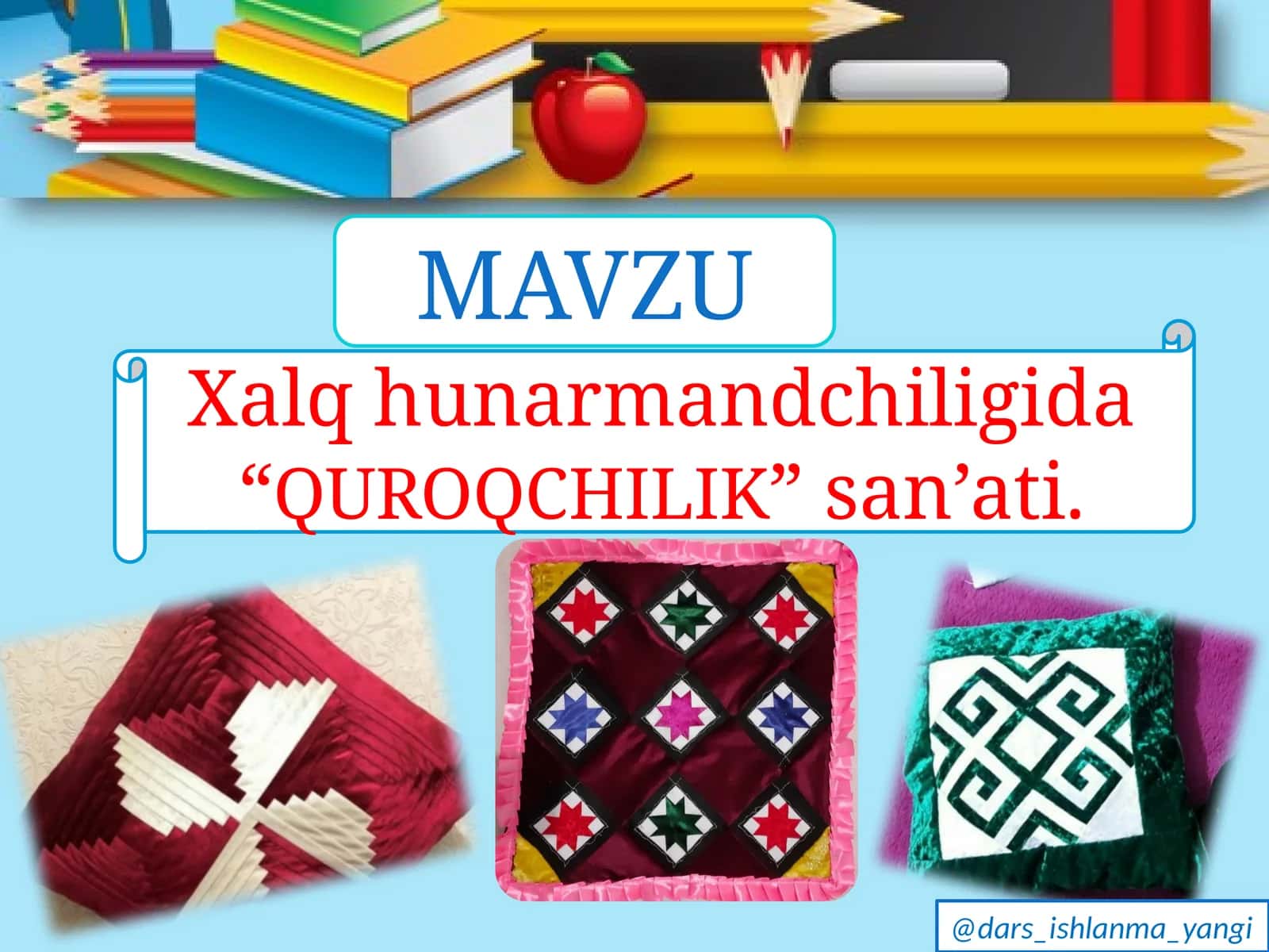 Xalq hunarmandchiligida “QUROQCHILIK” san’ati