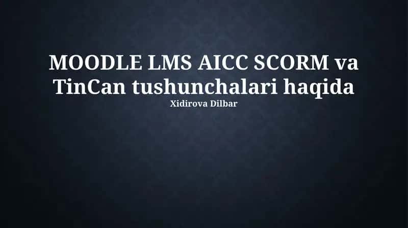 MOODLE LMS