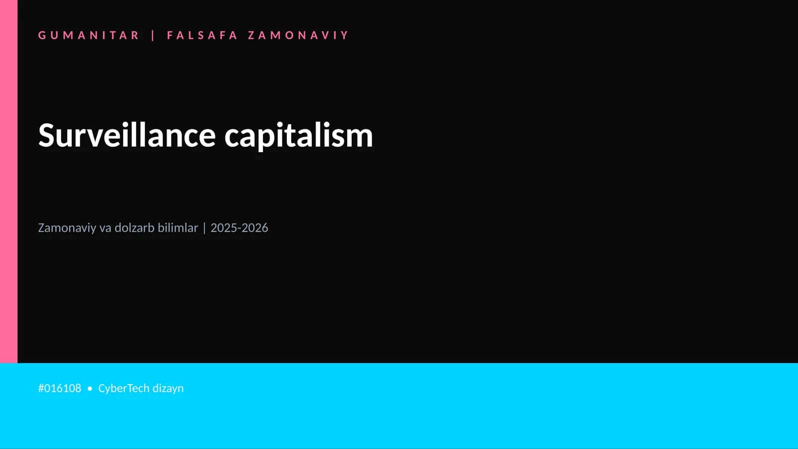 Surveillance capitalism