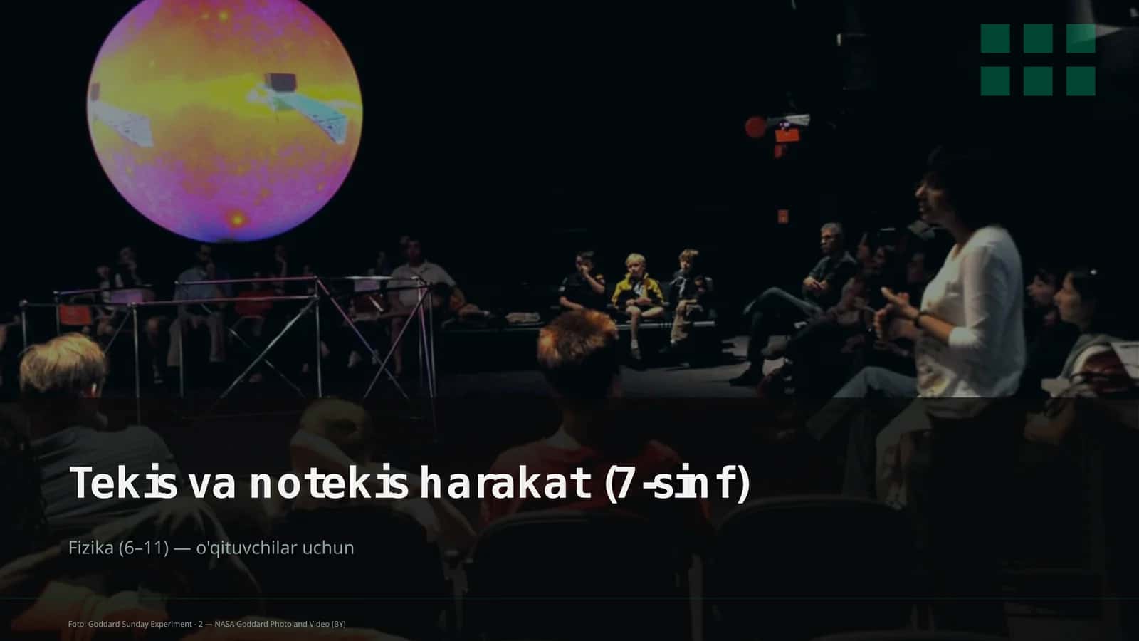 Fizika (6–11) — o'qituvchilar uchun