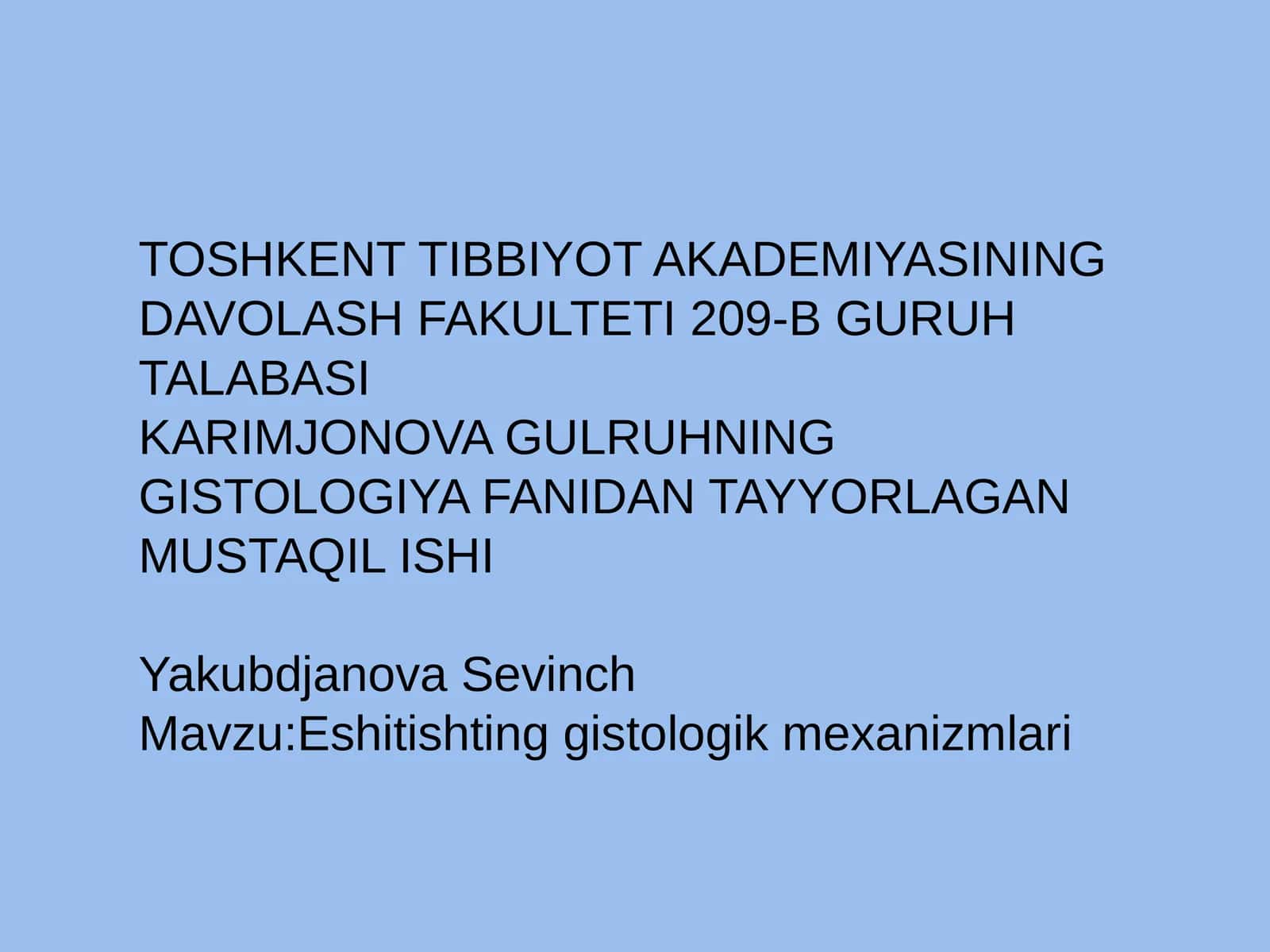 Eshitishting gistologik mexanizmlari