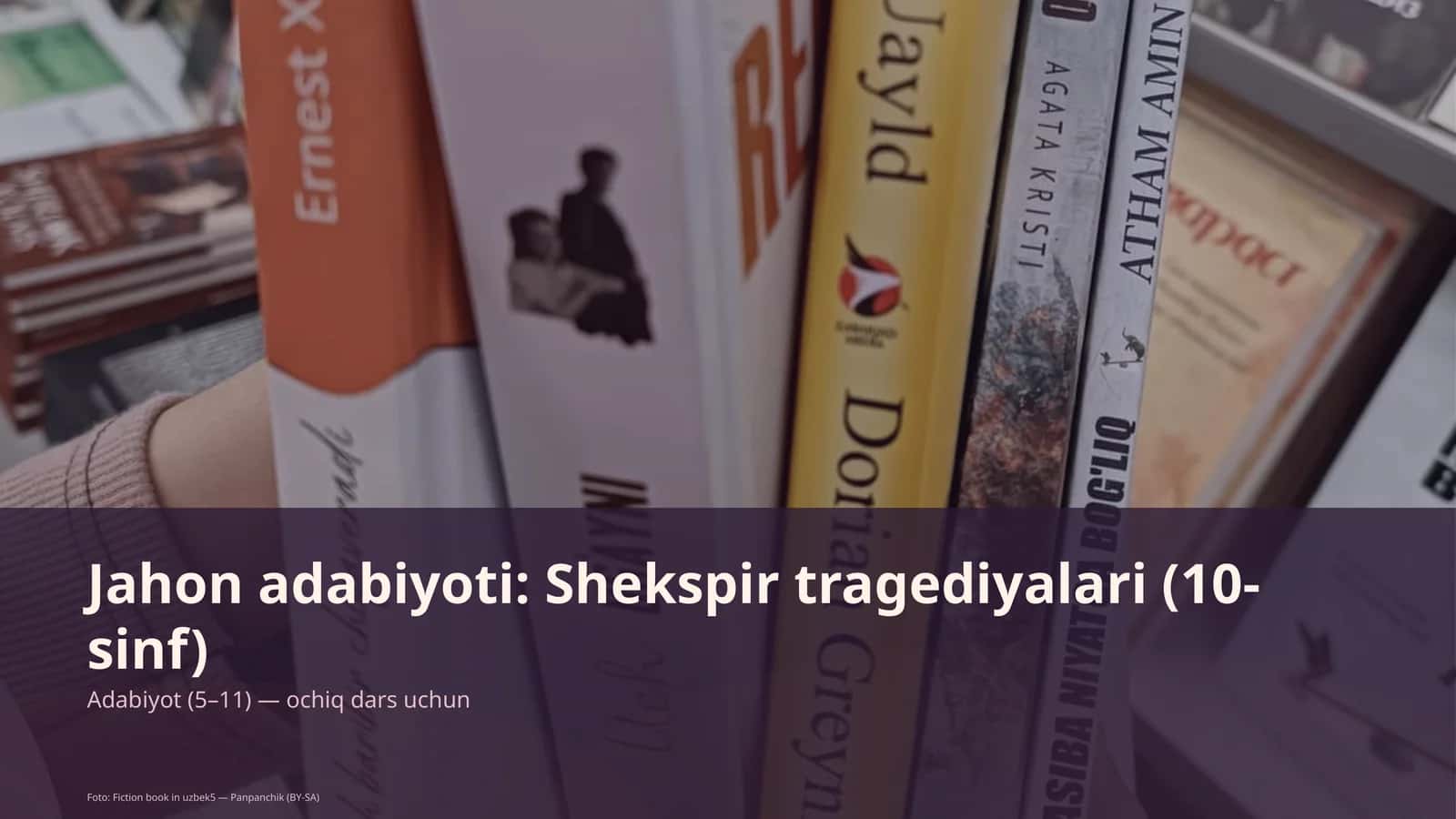 Shekspir tragediyalari (10-sinf)