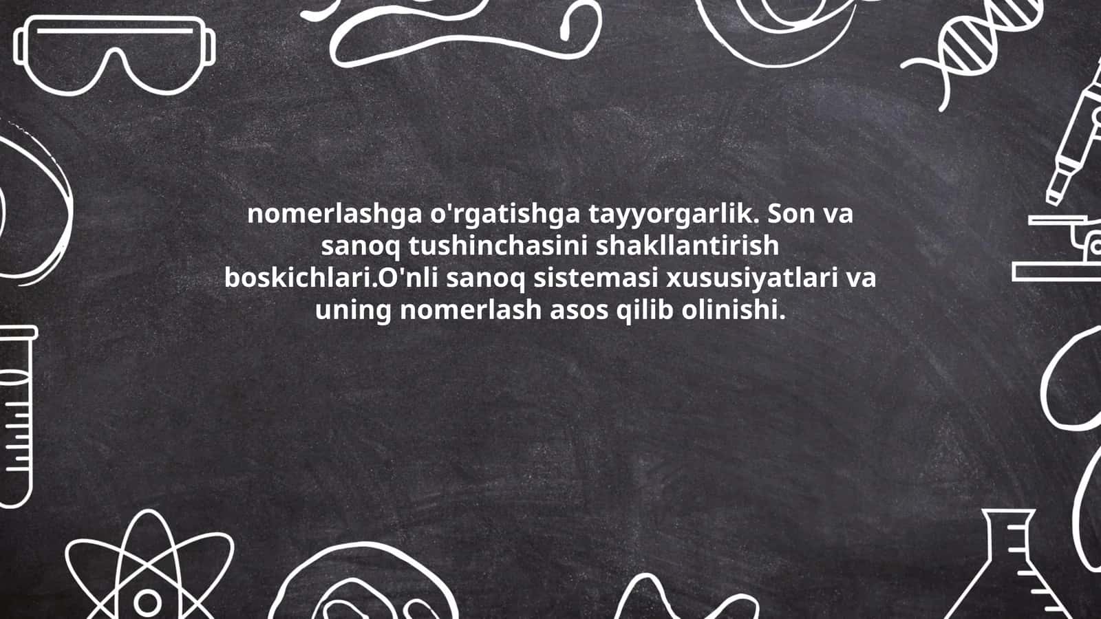 O'nli sanoq sistemasi xususiyatlari