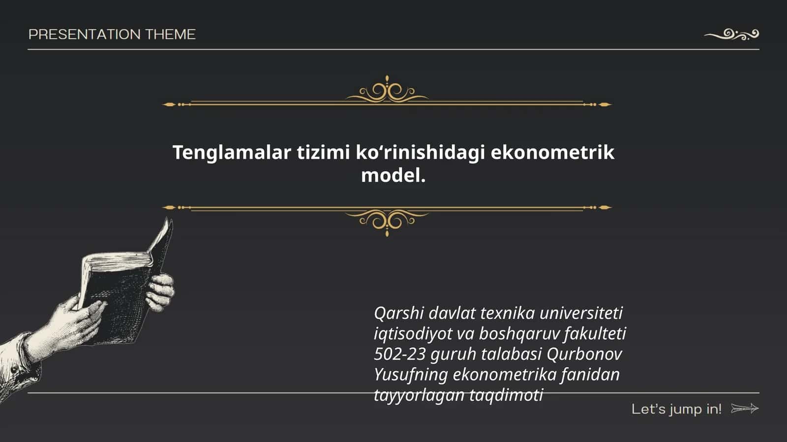 Ekonometrik model