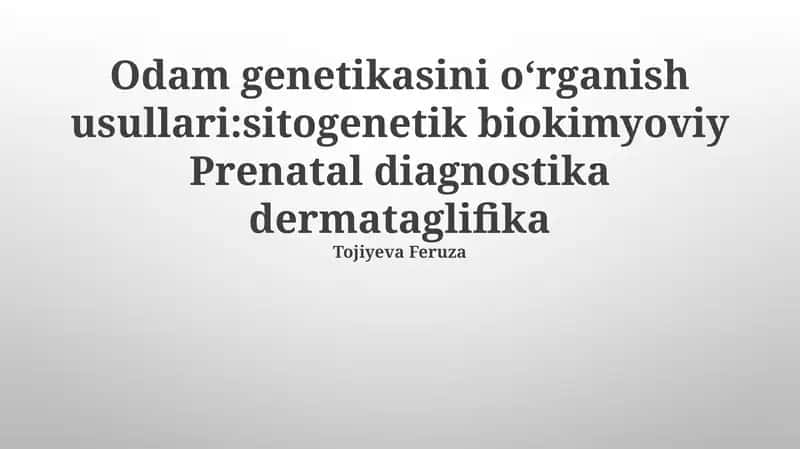 Sitogenetik, Sito genetik Usullar