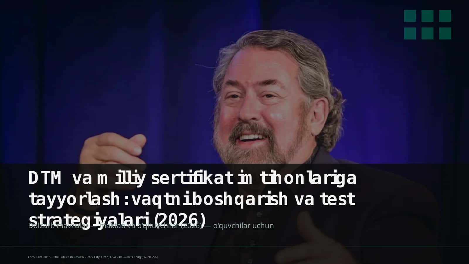Dolzarb mavzular — maktab va o'qituvchilar (2026) — o'quvchilar uchun