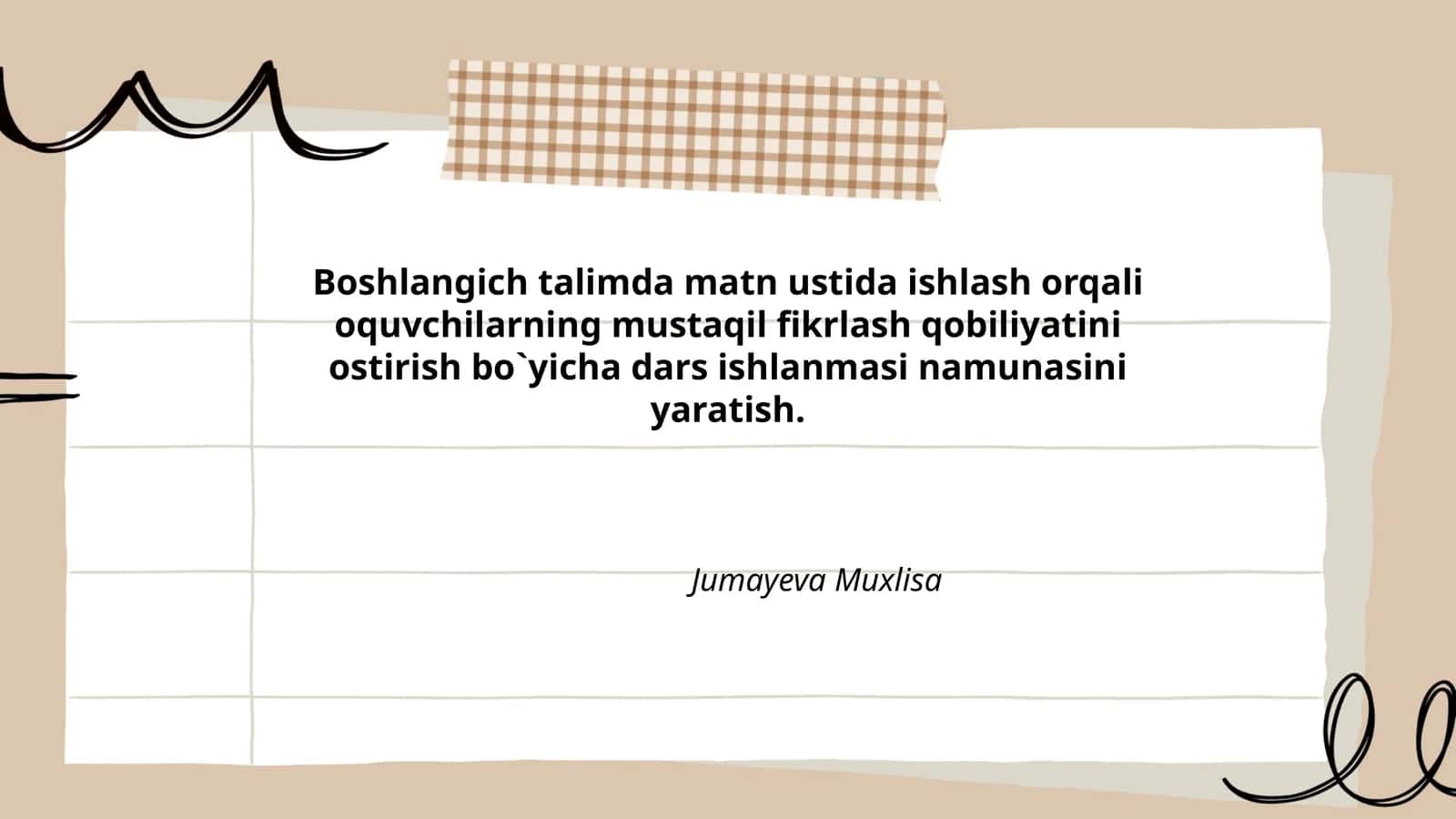 Dars ishlanmasi